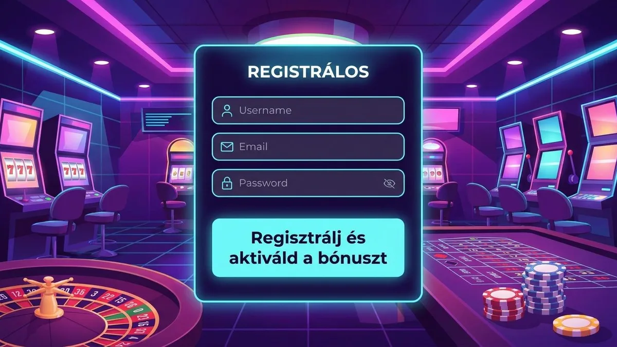 Regisztráció bónusszal